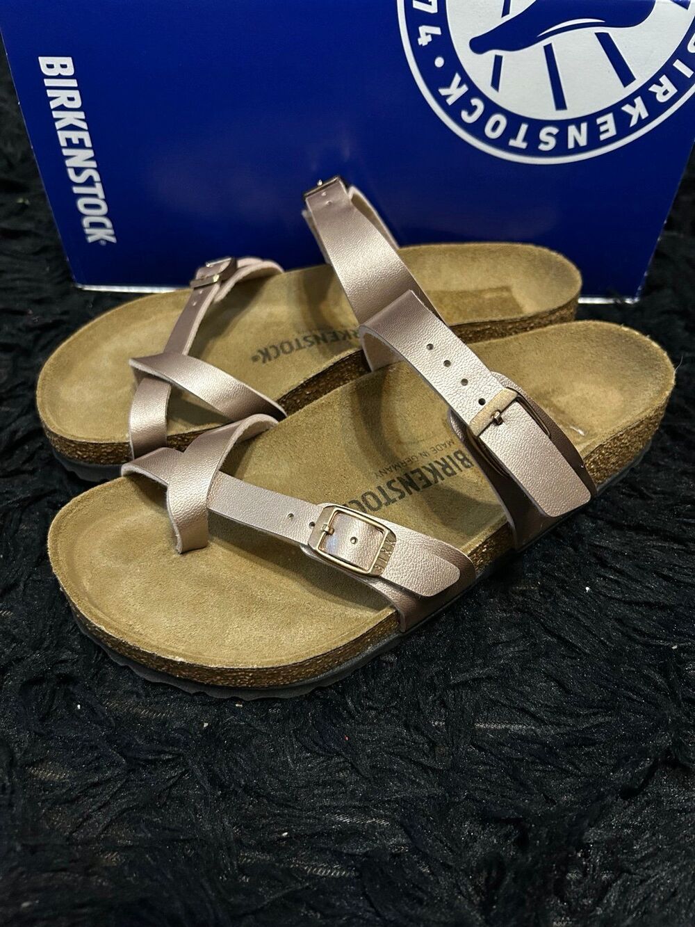 BIRKENSTOCK Mayari copper gladiator sandals slippers shoes women’s eur 38 new